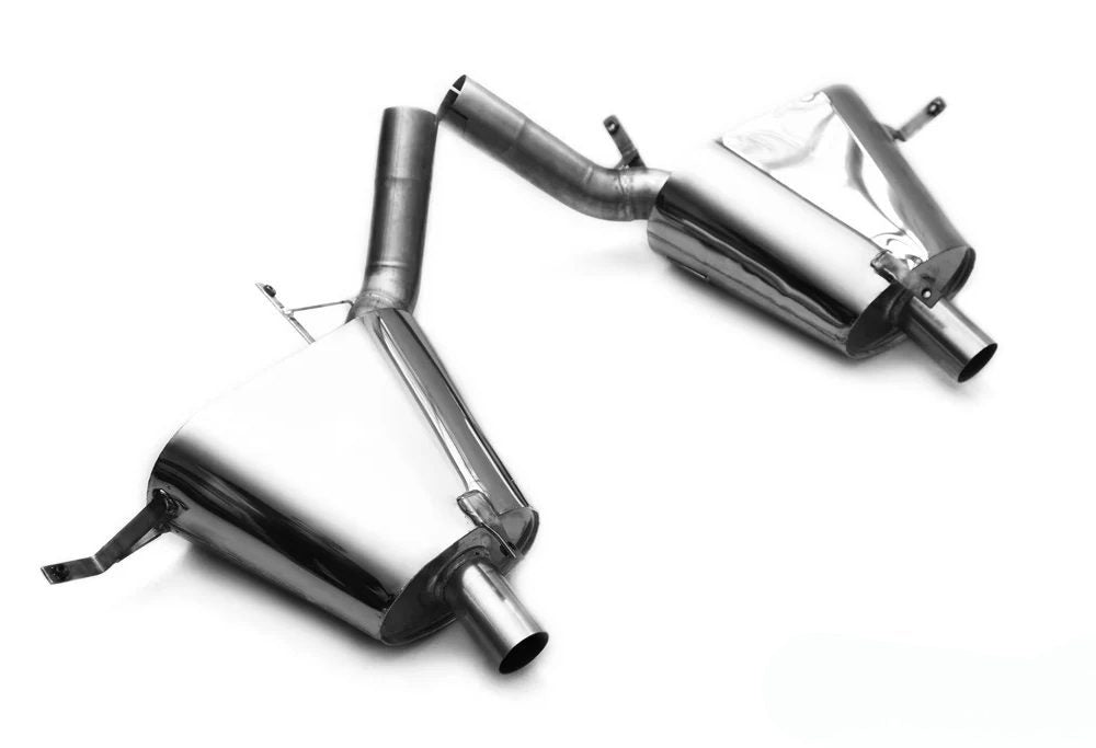 Race Exhaust System with 160x80mm Round Tips
