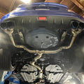 Dual Muffler Delete Axle-Back Exhaust System with Quad