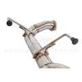 Dual Muffler Delete Axle-Back Exhaust System with Quad