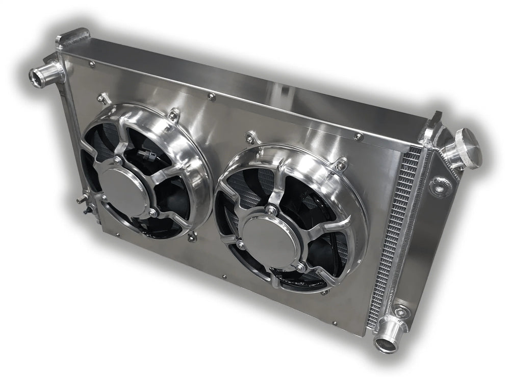 Dual 11" HPX Fan Aluminum Radiator