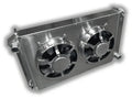 Dual 11" HPX Fan Aluminum Radiator