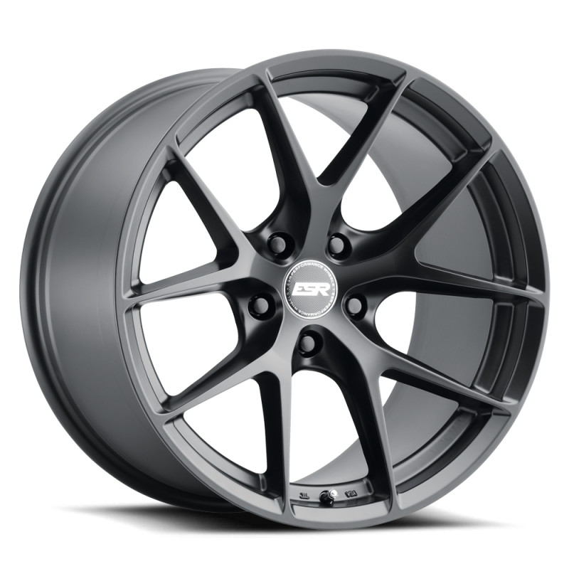 RF2 18x9.5 +35 5x114.3 Matte Black Rotary Forged Wheel