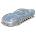 ZR1-Style Side Skirts with Mud Flap