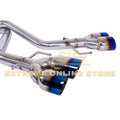 Muffler Delete Axle Back Quad Tip Exhaust