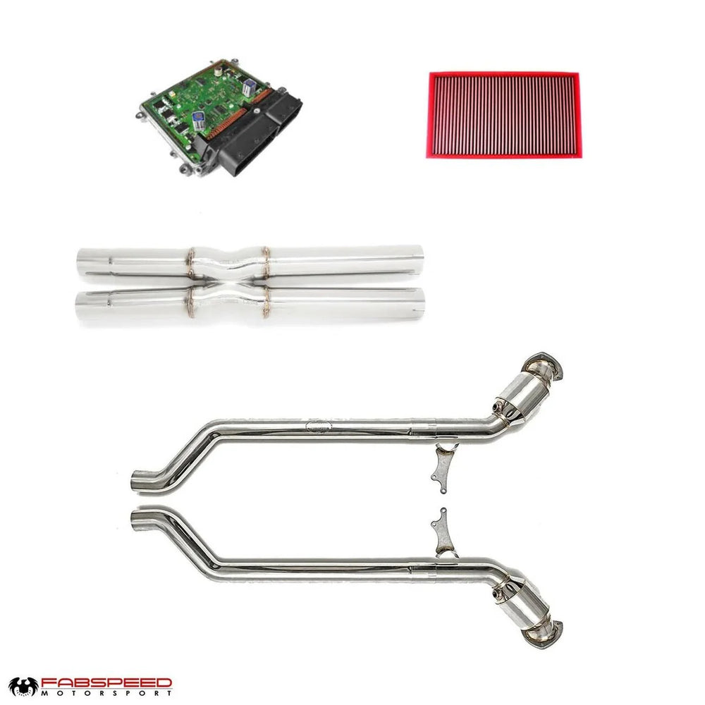 HJS 200-Cell Sport Catalytic Converter X-Pipe
