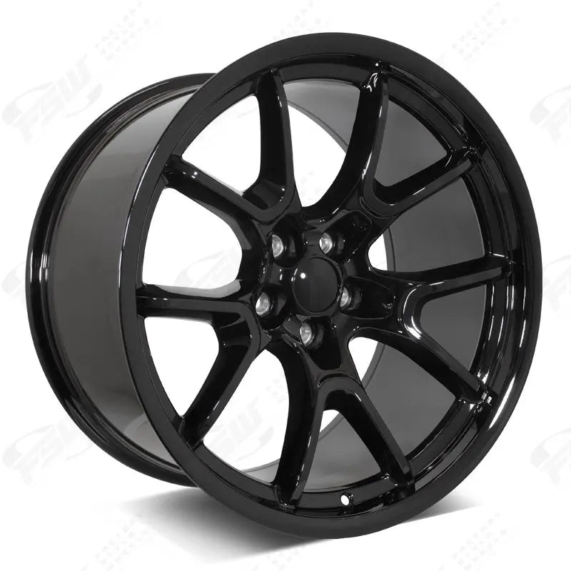 F292 20x11 Gloss Black 5 Spoke Flow Forged Wheel