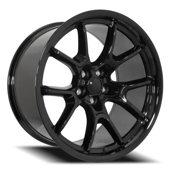 F292 20x11 +18mm 5x115 Gloss Black Flow Forged Wheel