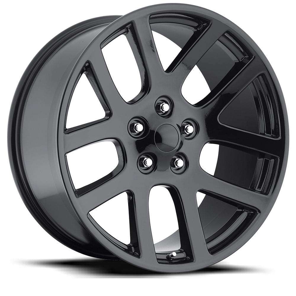 FR60 22x10 +25mm Gloss Black 5x5.5 Wheel