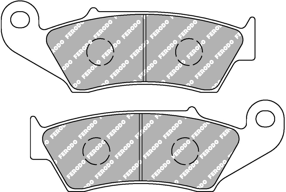 EF Mid-Metallic Front Brake Pads