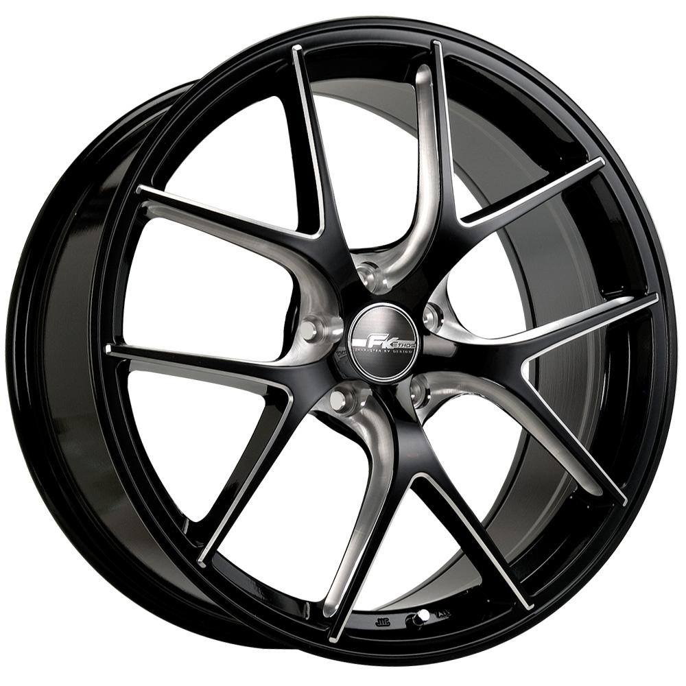 RT-57 6061-V Forged Wheel, Gloss Black Reverse CNC