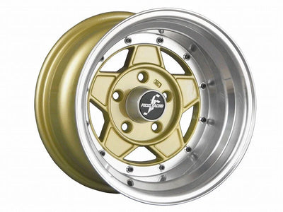 Classic 5-Spoke Wheel Set 14x8.0 / 14x9.0 Gold