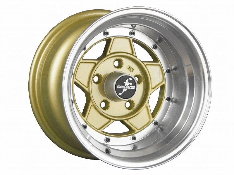 Classic 5-Spoke Wheel Set 14x8.0 / 14x9.0 Gold