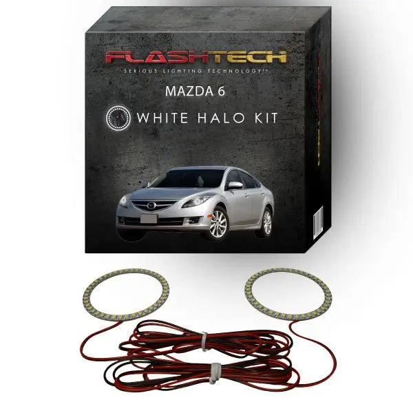 White LED Halo Headlight Kit