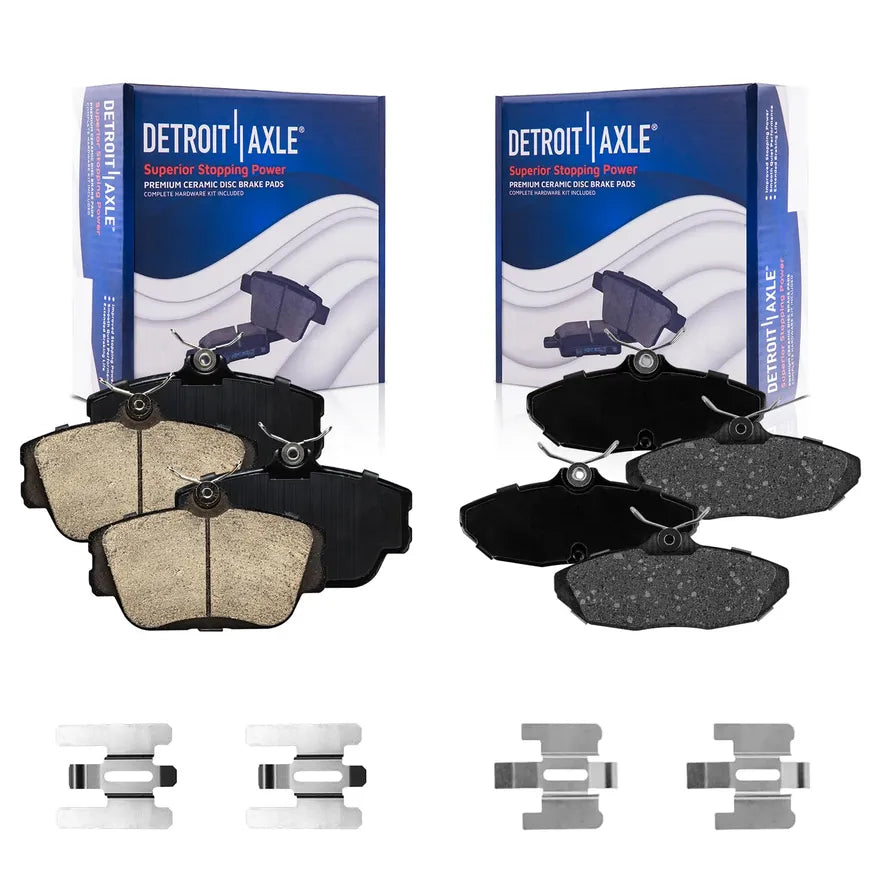 Front & Rear Ceramic Brake Pads Kit