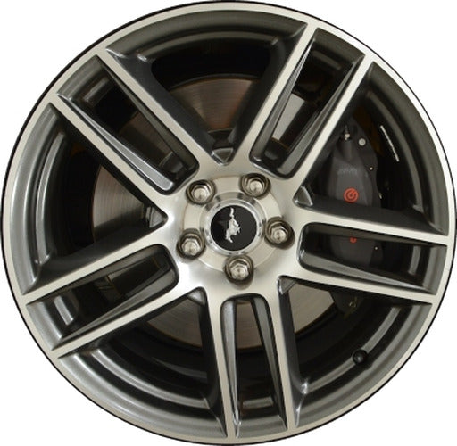 19x9 Charcoal Machined Wheel