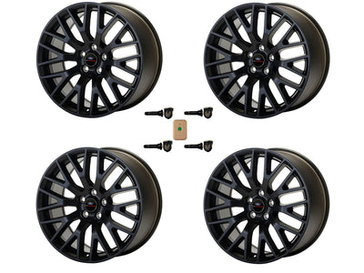 19x9 / 19x9.5 Staggered Wheel Set Matte Black