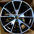 19x9 Black Machined Aluminum Wheel