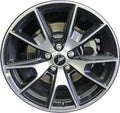 19x9 Black Machined Aluminum Wheel