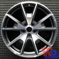 19x9 Black Machined Aluminum Wheel