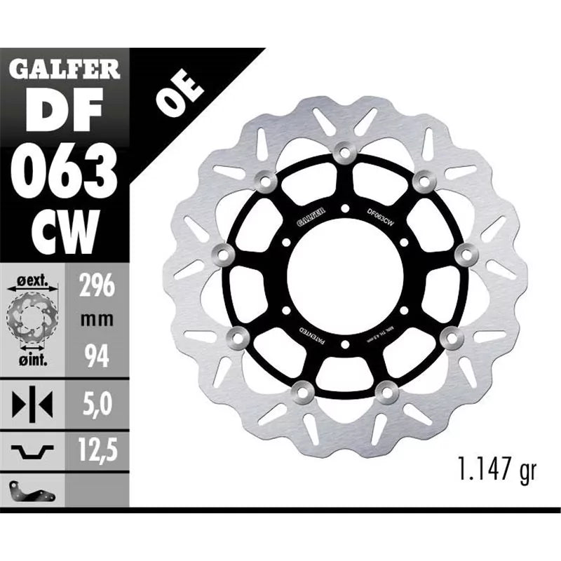 Front Standard Wave Brake Rotor