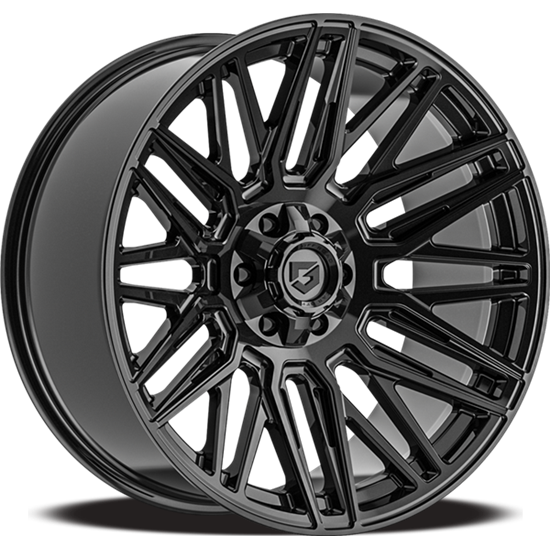 770 Edge 22x10 -19mm 8x180mm Gloss Black Alloy Wheel