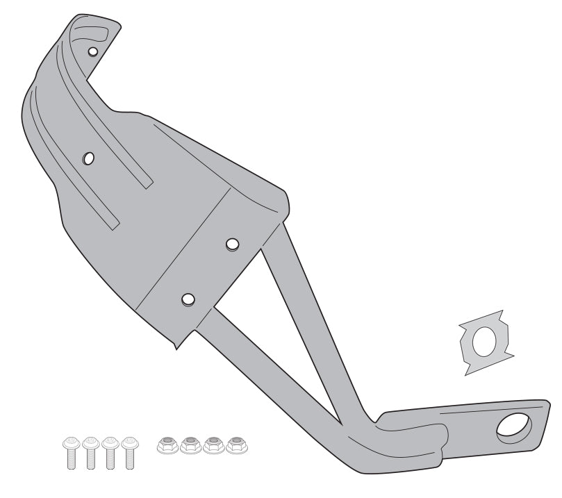 Rear Wheel Side Mount Fender Installation Kit