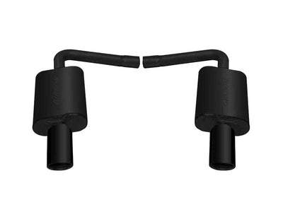 Dual Axle-Back Exhaust System with 4-Inch Black Tips