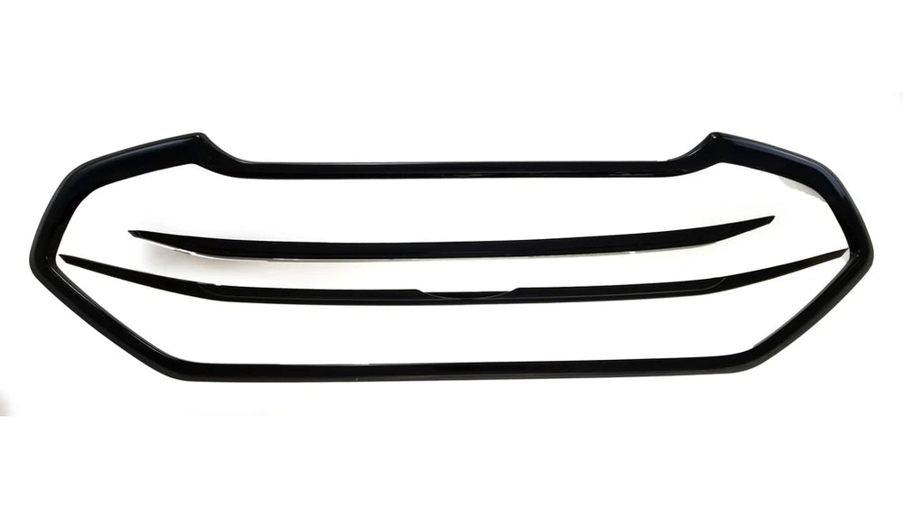 3-Piece Grille Overlay, Gloss Black