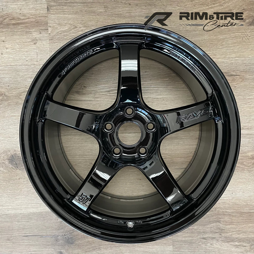 57CR Gloss Black One-Piece Alloy Wheel