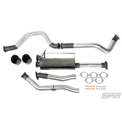 3-Inch Stainless Steel Cat-Back Exhaust System with 5-Inch Black Tips