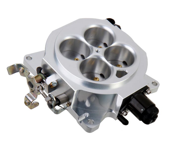 4-Barrel 1000 CFM Drive-by-Cable Billet Throttle Body