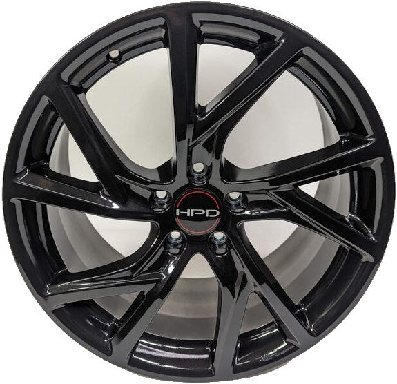 19x8.5 Black 5-Spoke Wheel 5x4.5 Bolt Pattern