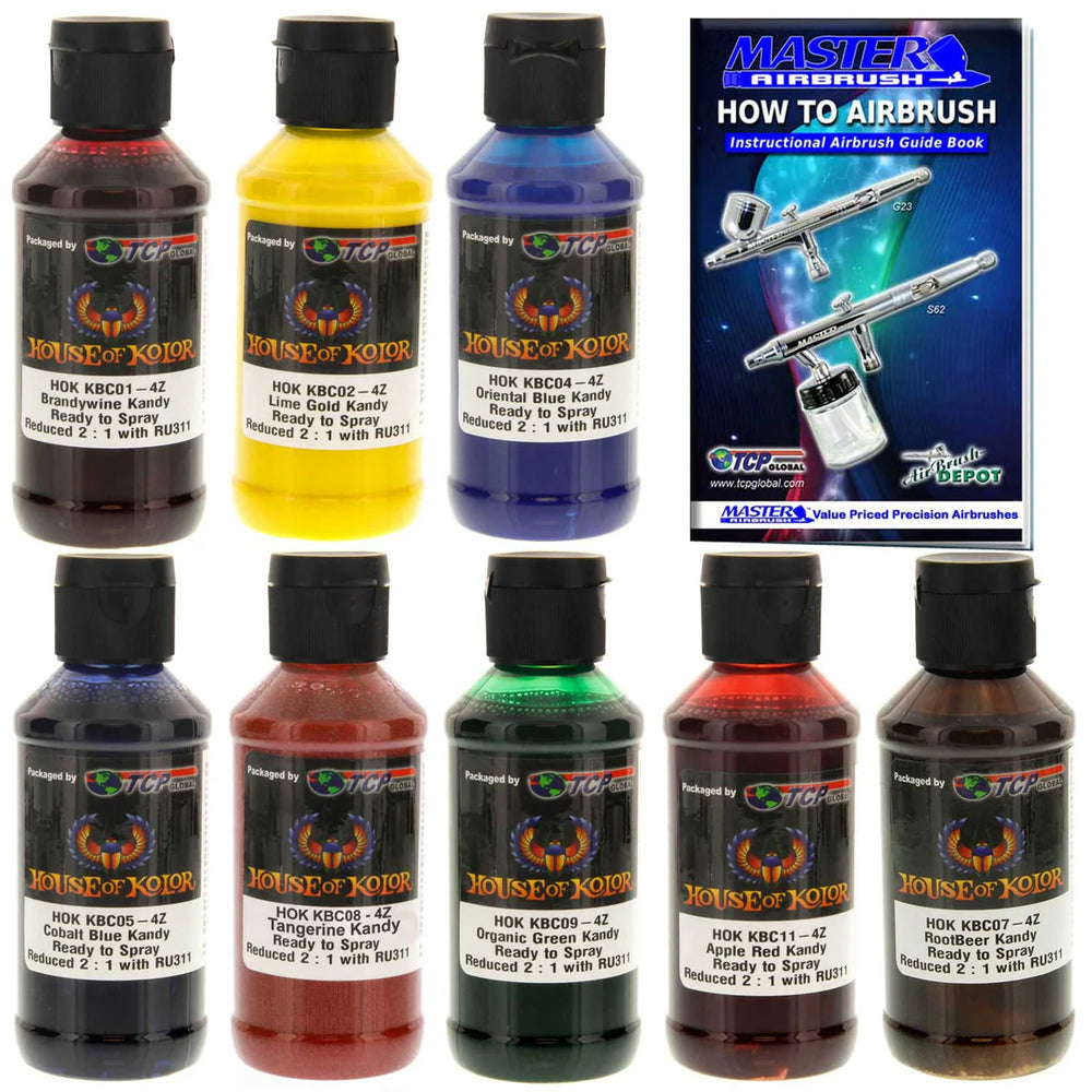 Kandy Basecoat 8-Color Kit