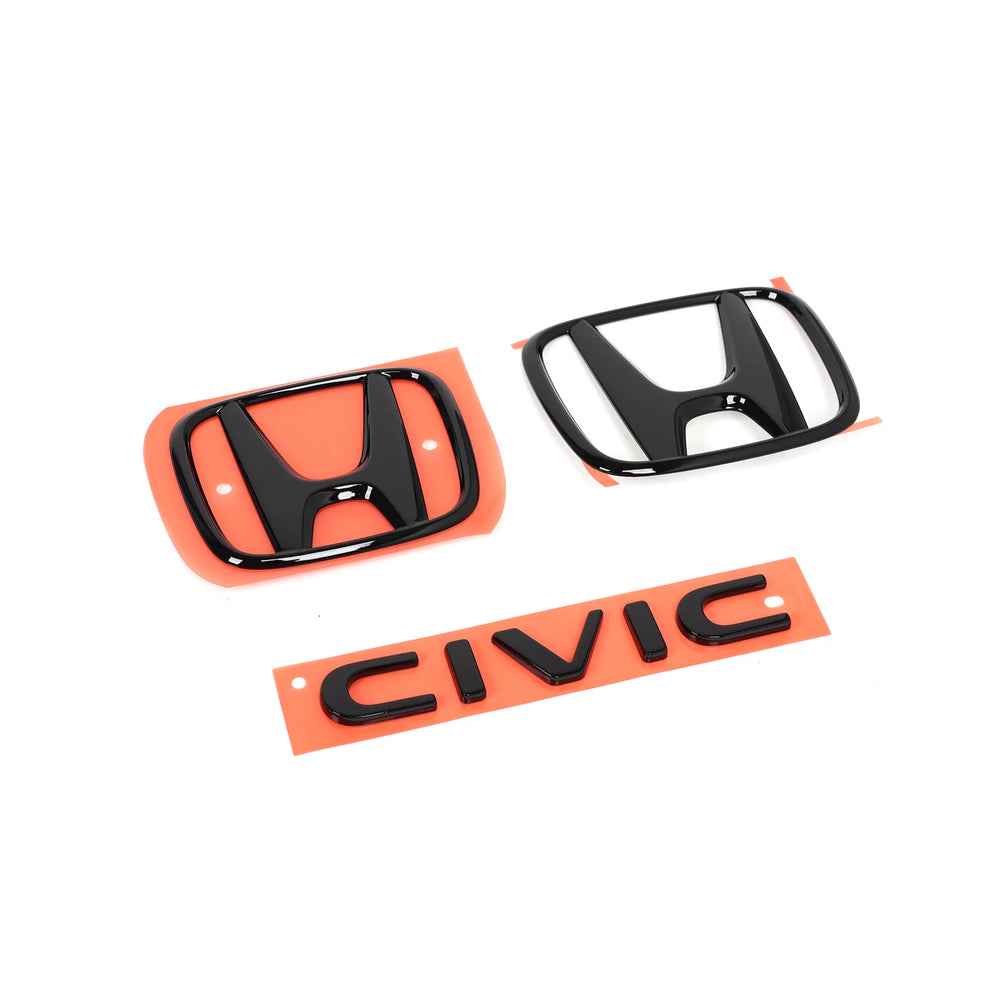 Gloss Black Emblem Set