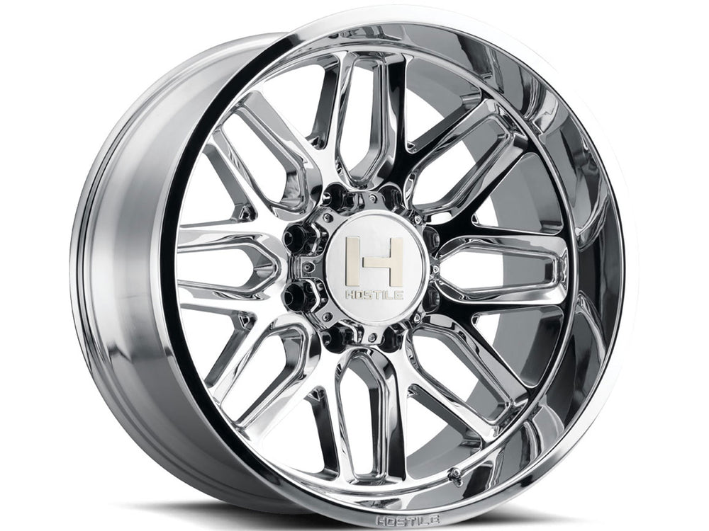 Fury H114 20x10 -19mm 6x139.7 106mm Armor Plated Chrome Wheel