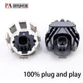 Dual-Color LED Fog Light Bulbs (3000K Amber/6000K White)