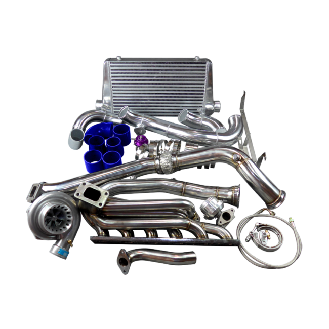 GT35 Turbo Manifold Downpipe Intercooler Kit