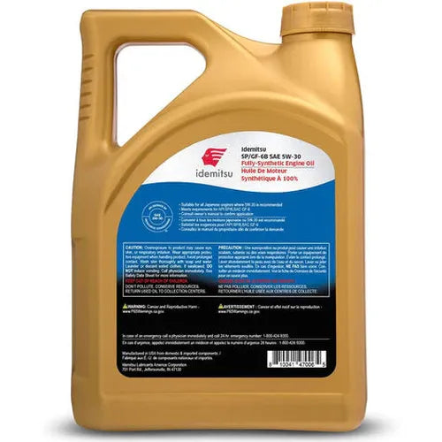5W-30 SP/GF-6 Fully Synthetic Motor Oil