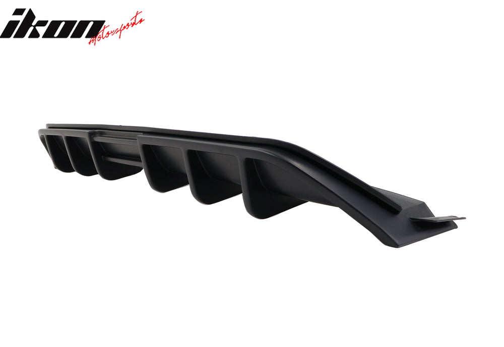 Polypropylene Rear Diffuser, Matte Black