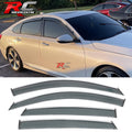 Window Visors with Chrome Trim