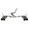 R400 Gemini Cat-Back Exhaust System w/ Burnt Titanium Tips