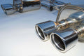 Q300 Cat-Back Exhaust System, 76mm Pipes, 110mm Tips