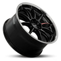 ST37 19-Inch Gloss Black Machined Lip Flow Form Wheel