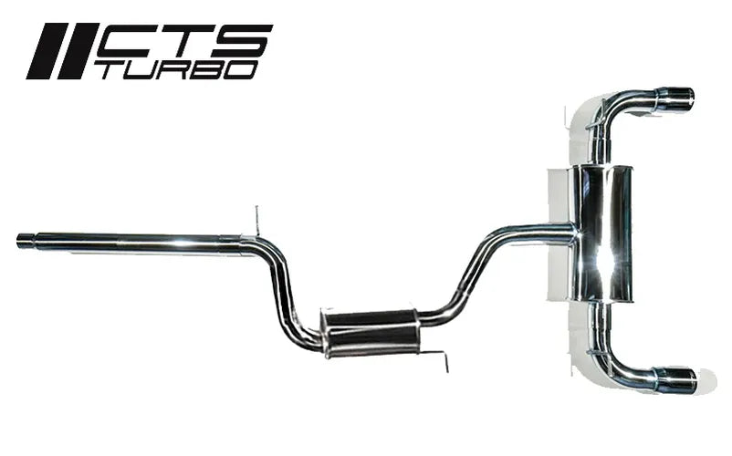3-Inch T304 Stainless Steel Cat-Back Exhaust System