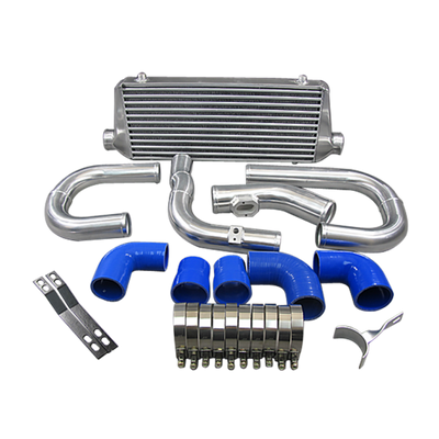 Universal Tube and Fin Aluminum Intercooler 21.5"x9.5"x2"