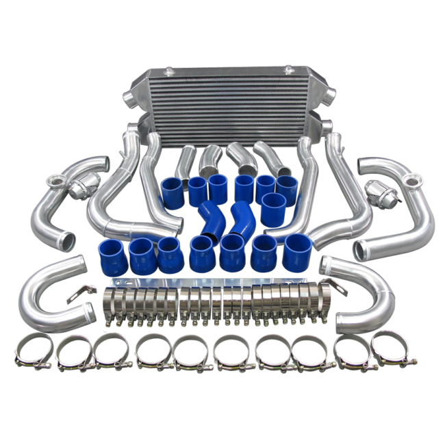 Front Mount Intercooler Kit w/ Piping & Blow-Off Valves
