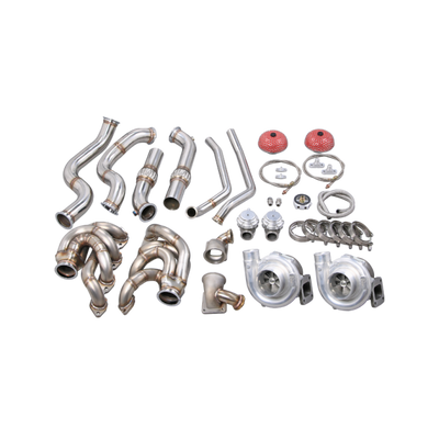 Twin Turbo Manifold Downpipe + Intercooler Kit