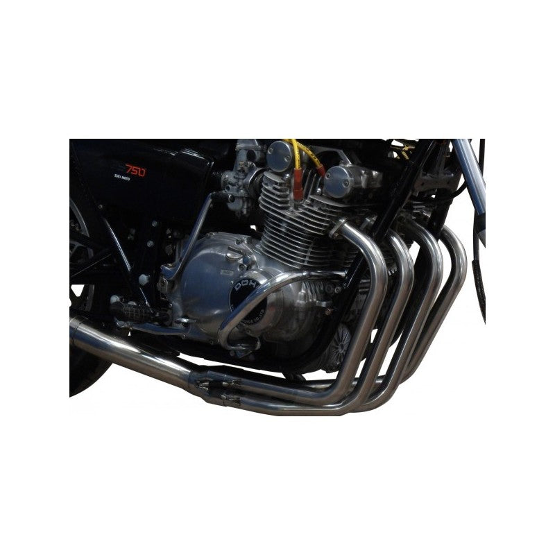 4-Into-1 Stainless Steel Downpipe Set
