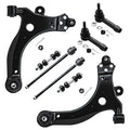 8pc Front Lower Control Arms, Tie Rods, Sway Bar Links Kit