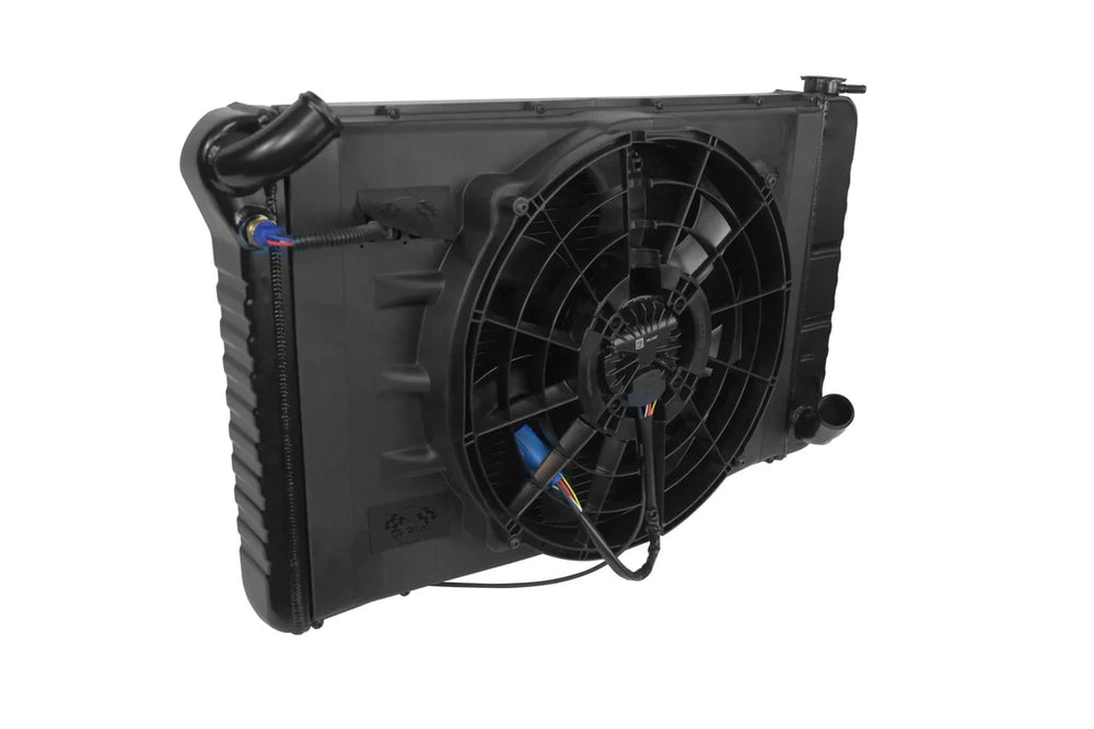Direct-Fit Aluminum Radiator w/ SPAL Brushless Fan